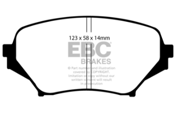 Picture of EBC 06-15 Mazda Miata MX5 2-0 Ultimax2 Front Brake Pads