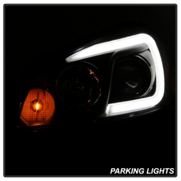 Picture of Spyder 06-13 Chevy Impala - 06-07 Chevy Monte Carlo Projector Headlights - Light Bar - Black