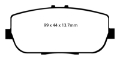 Picture of EBC 06-15 Mazda Miata MX5 2-0 Ultimax2 Rear Brake Pads