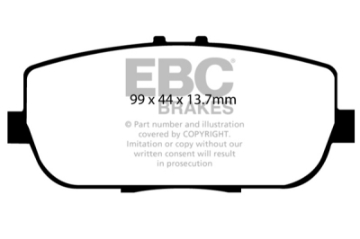 Picture of EBC 06-15 Mazda Miata MX5 2-0 Ultimax2 Rear Brake Pads