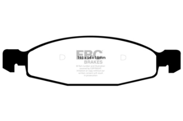 Picture of EBC 99-02 Jeep Grand Cherokee 4-0 ATE Ultimax2 Front Brake Pads