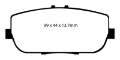 Picture of EBC 06-15 Mazda Miata MX5 2-0 Yellowstuff Rear Brake Pads