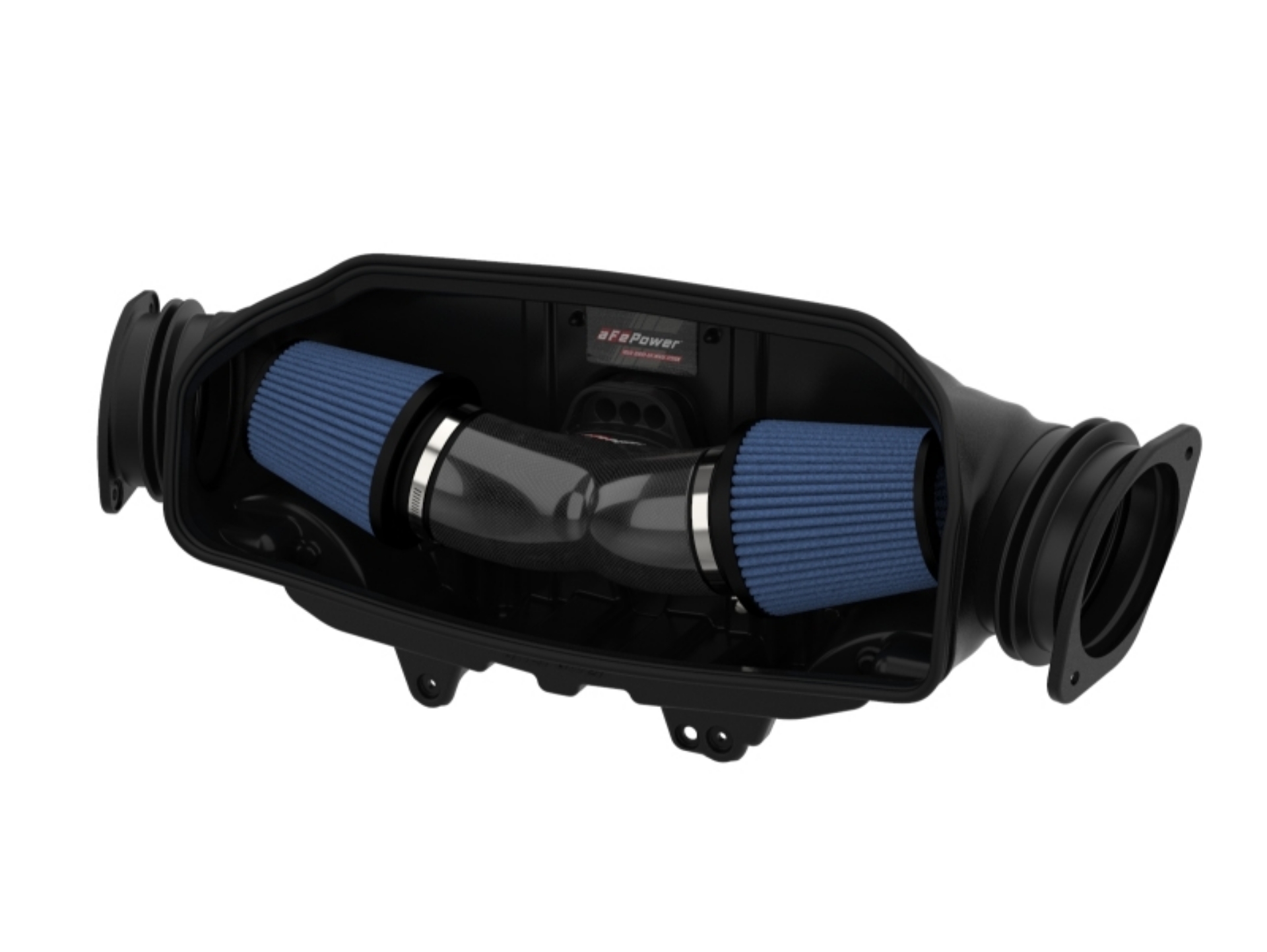 Picture of aFe 2020 Chevrolet Corvette C8 Track Series Carbon Fiber Cold Air Intake System With Pro 5R Filters