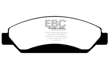 Picture of EBC 07 Cadillac Escalade 6-2 2WD Ultimax2 Front Brake Pads