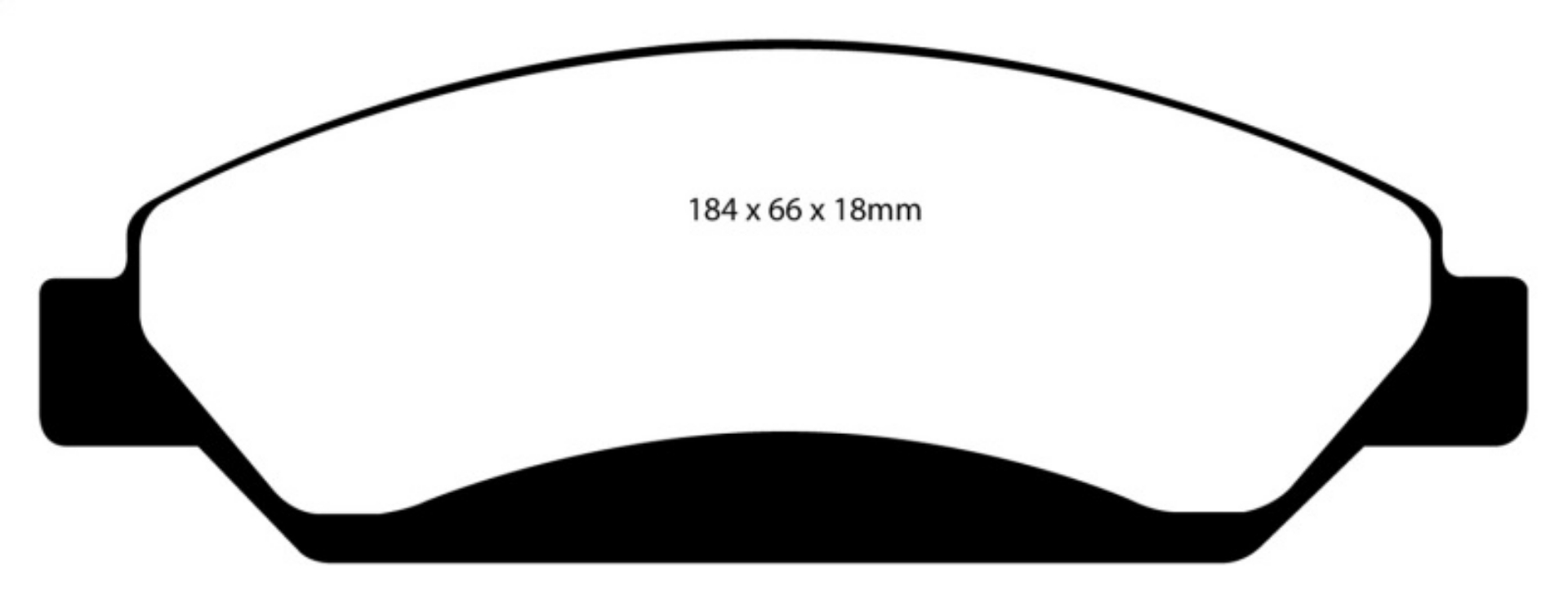Picture of EBC 07 Cadillac Escalade 6-2 2WD Yellowstuff Front Brake Pads