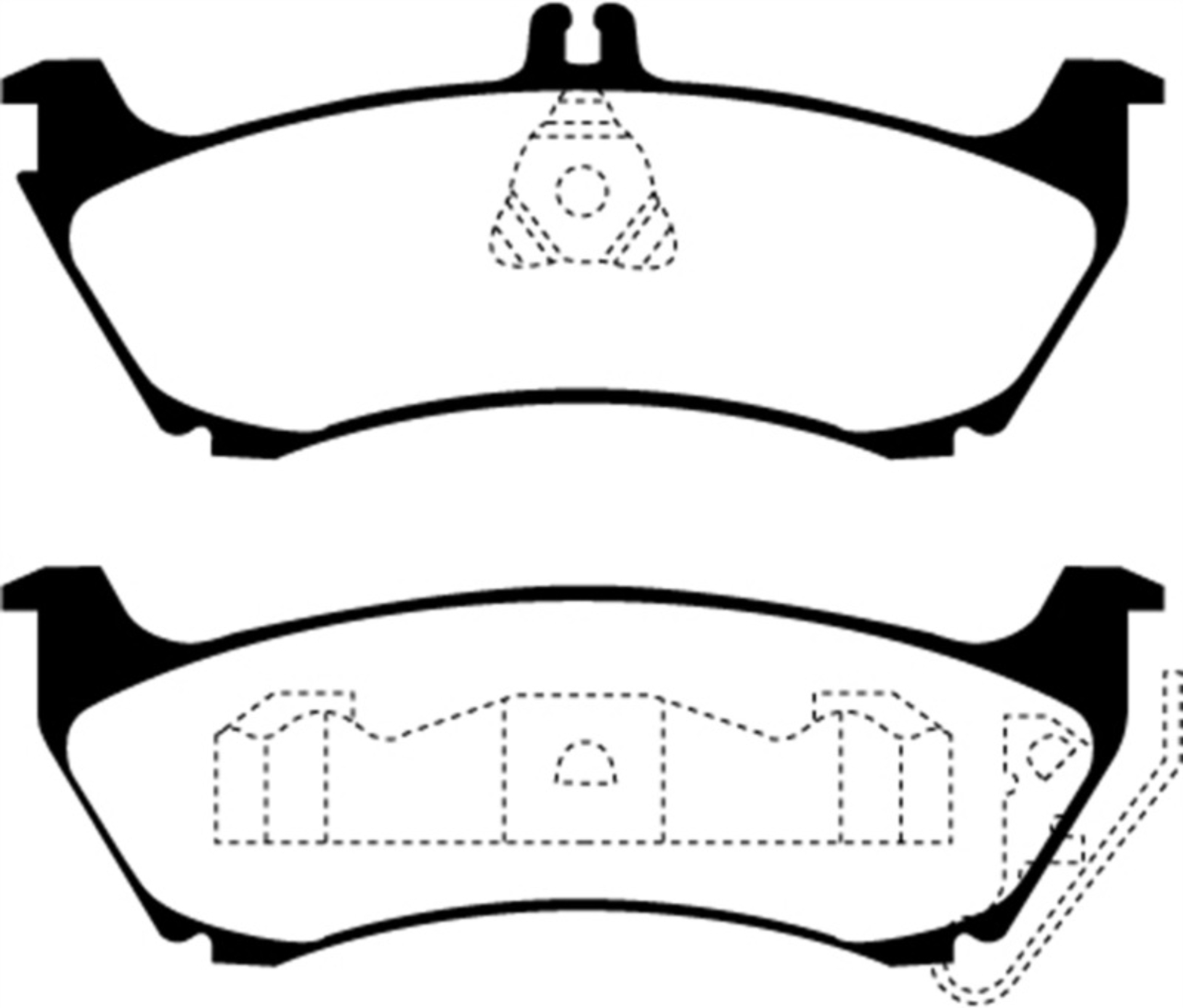 Picture of EBC 99-02 Mercedes-Benz M-Class ML ML320 3-2 Ultimax2 Rear Brake Pads