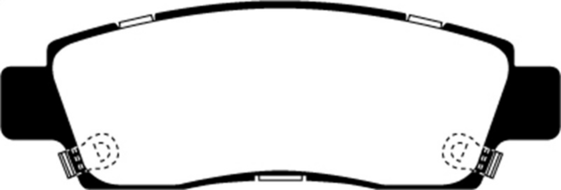 Picture of EBC 07+ Buick Enclave 3-6 Greenstuff Rear Brake Pads