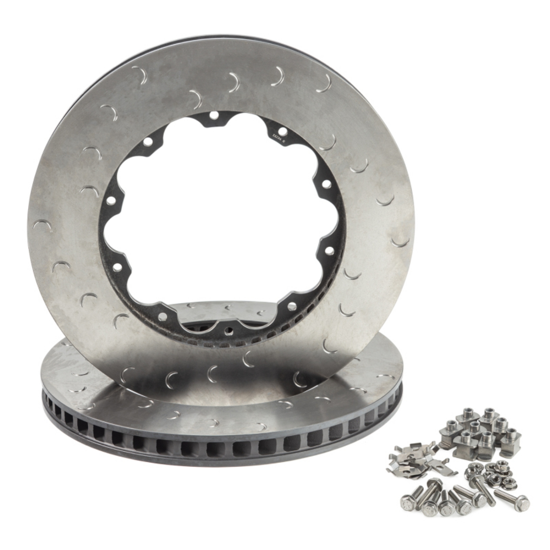 Picture of Alcon Nissan R35 GT-R Gen 2 390X32-8mm Rotor Ring Kit - Front Left
