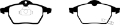 Picture of EBC 99-02 Saab 9-3 2-0 Turbo Ultimax2 Front Brake Pads