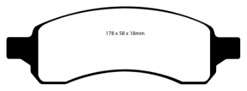 Picture of EBC 07+ Buick Enclave 3-6 Ultimax2 Front Brake Pads