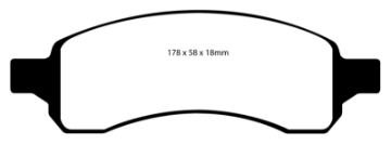Picture of EBC 07+ Buick Enclave 3-6 Ultimax2 Front Brake Pads