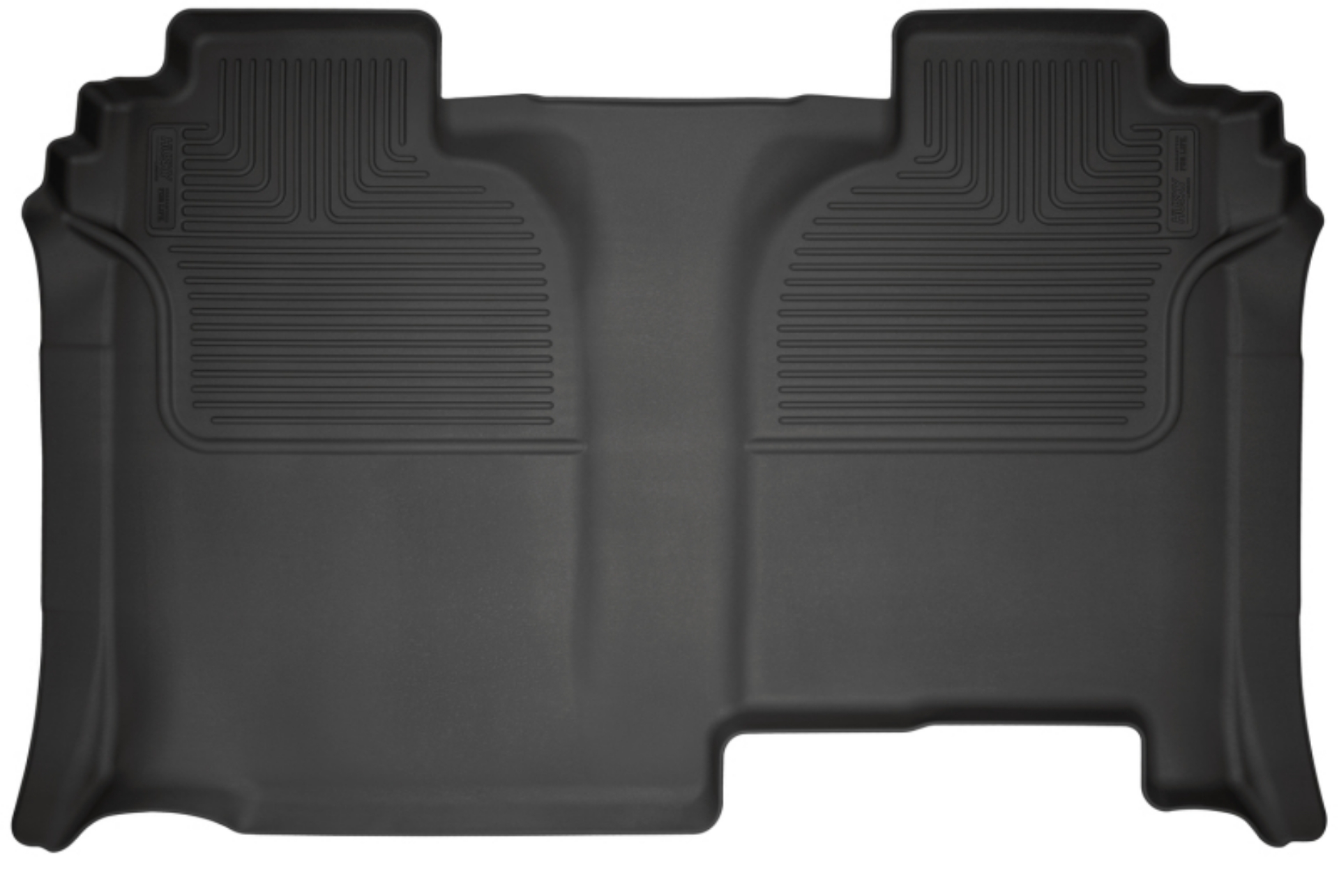 Picture of Husky Liners 19-23 Chevrolet Silverado 1500 CC WeatherBeater Black 2nd Row Floor Liners