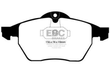 Picture of EBC 99-02 Saab 9-3 Convertible Ultimax2 Front Brake Pads