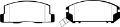 Picture of EBC 99-02 Toyota MR2 1-8 Ultimax2 Rear Brake Pads