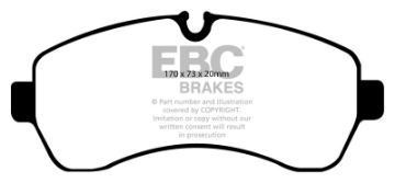 Picture of EBC 07+ Dodge Sprinter 3500 Greenstuff Front Brake Pads