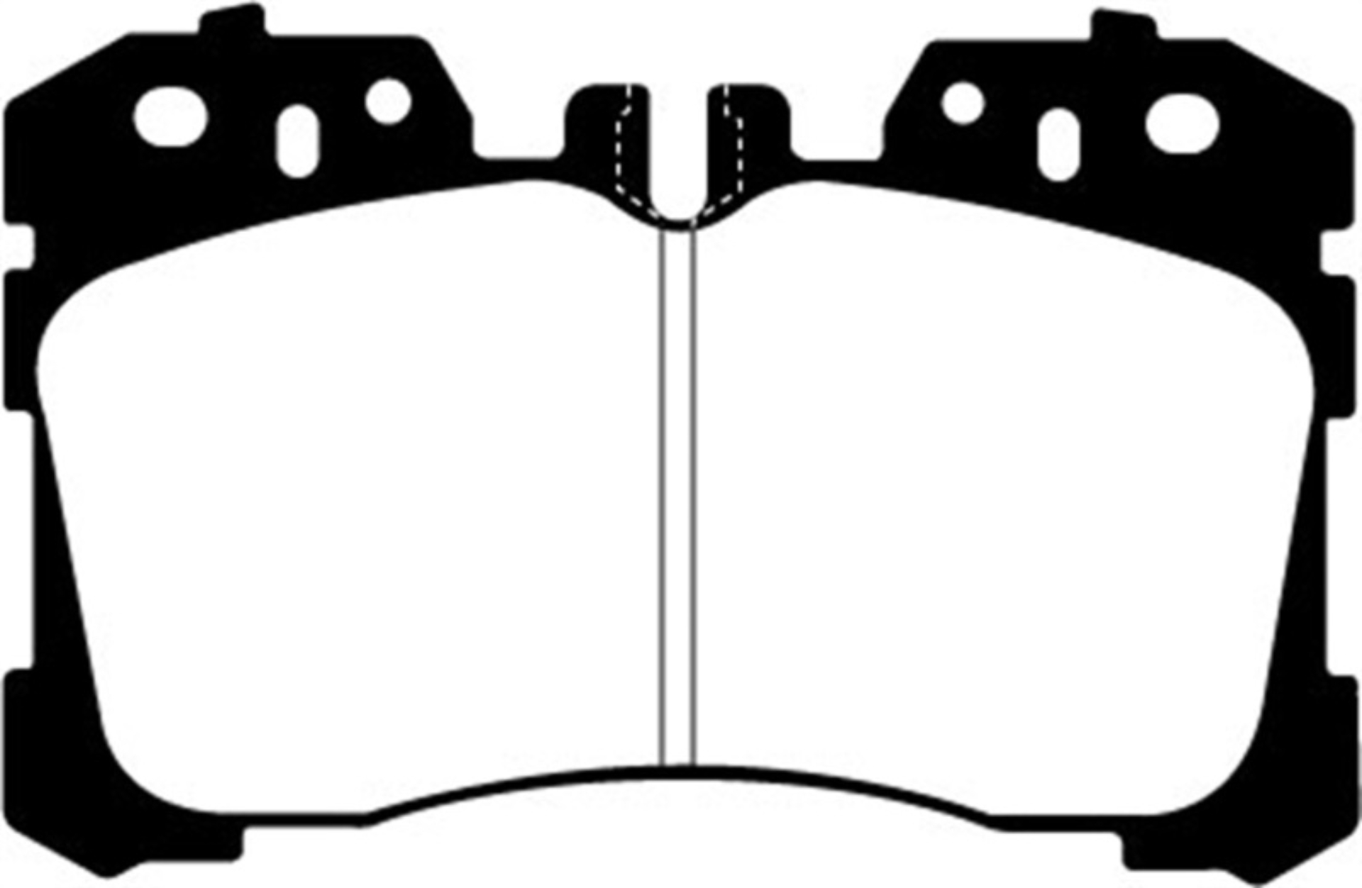 Picture of EBC 07+ Lexus LS460 4-6 Greenstuff Front Brake Pads
