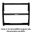 Picture of Go Rhino 03-07 GMC Savanna Van 3000 Series StepGuard - Black Center Grille Guard Only