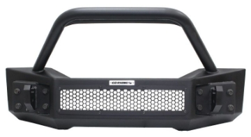 Picture of Go Rhino 07-20 Jeep Wrangler JL-JLU-JK-JKU-Gladiator JT Rockline Front Stubby Bumper w- Overrider