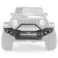 Picture of Go Rhino 07-20 Jeep Wrangler JL-JLU-JK-JKU-Gladiator JT Rockline Full Width Bumper w- Overrider