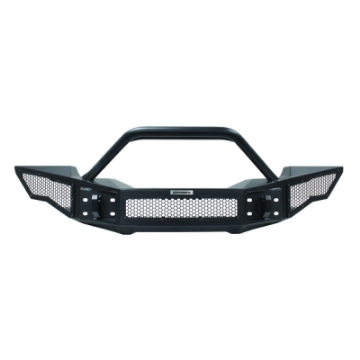 Picture of Go Rhino 07-20 Jeep Wrangler JL-JLU-JK-JKU-Gladiator JT Rockline Full Width Bumper w- Overrider