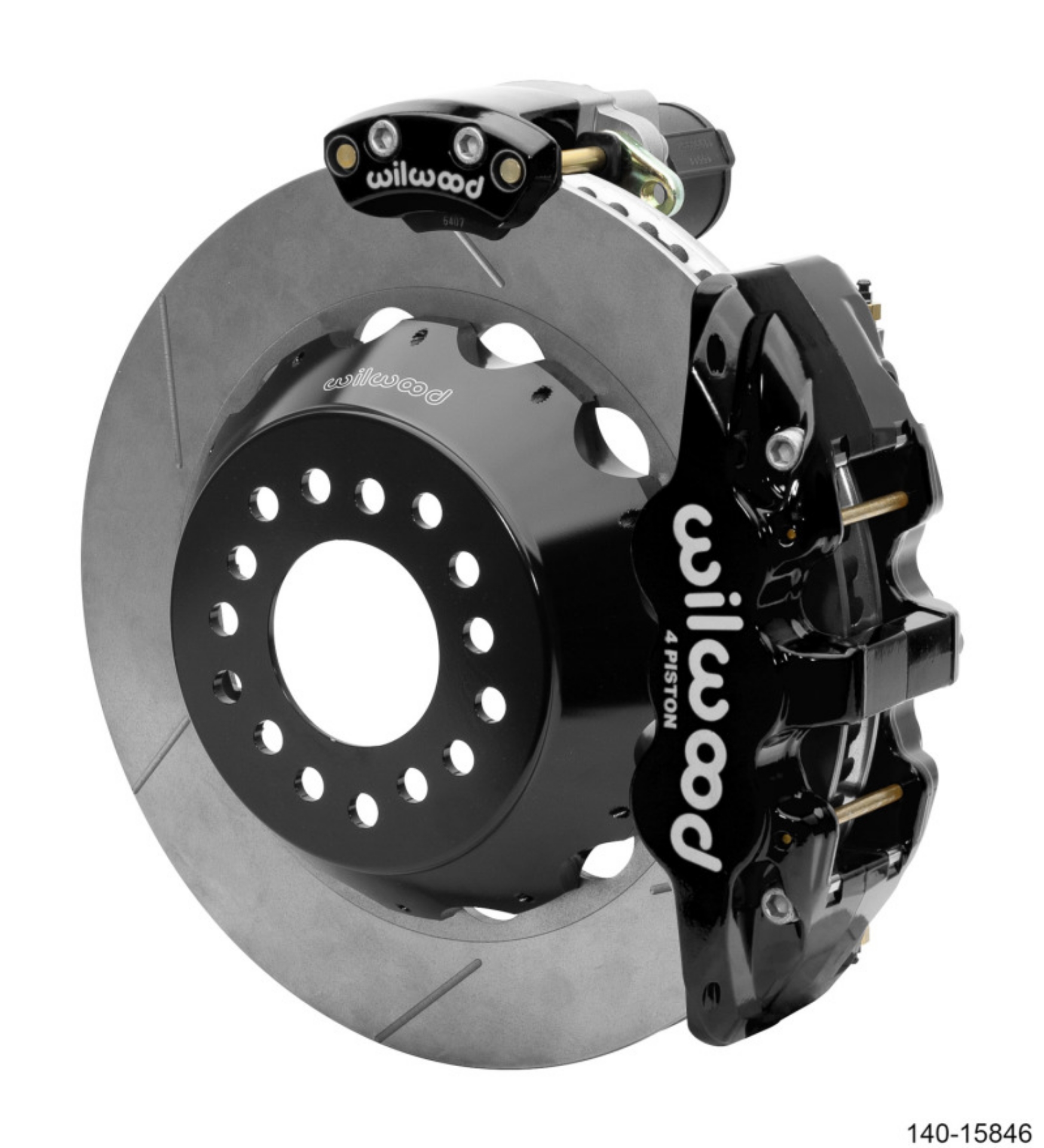 Picture of Wilwood Narrow Superlite 4R Rear P-Brk Kit AERO4 14-00in Rotor Big Ford New Style 2-50in Offset