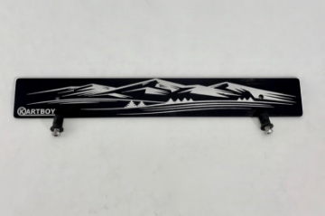 Picture of Kartboy Subaru License Plate Delete - Black Mountain