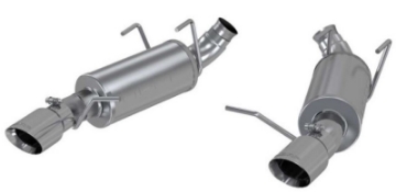 Picture of MBRP 11-14 Ford Mustang V6 3in- Dual Muffler Axle Back Split Rear Exhaust System AL