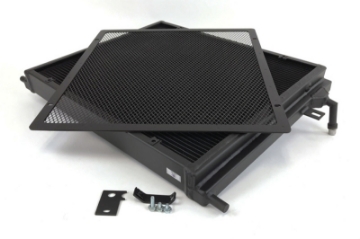 Picture of CSF 2014+ BMW M3-M4 F8X Front Mount Heat Exchanger w-Rock Guard - Black