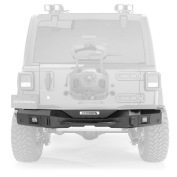 Picture of Go Rhino 18-20 Jeep Wrangler JL-JLU Rockline Rear Full Width Bumper