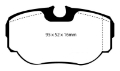Picture of EBC 99-03 Land Rover Discovery Series 2 4-0 Greenstuff Rear Brake Pads