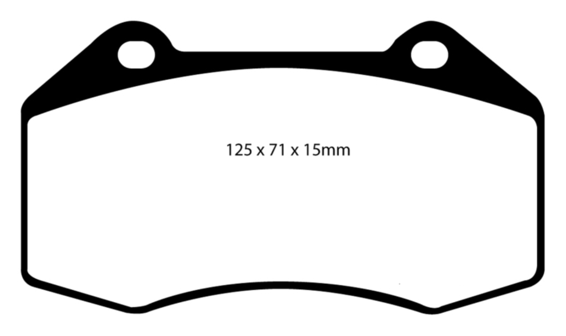 Picture of EBC 07-08 Chevrolet Cobalt 2-0 Supercharged SS Yellowstuff Front Brake Pads