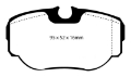 Picture of EBC 99-03 Land Rover Discovery Series 2 4-0 Ultimax2 Rear Brake Pads