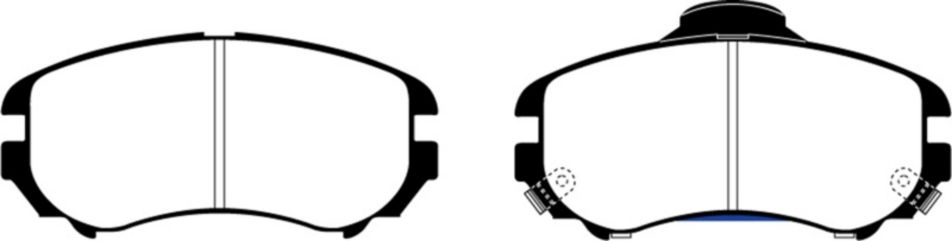 Picture of EBC 07-08 Hyundai Elantra 2-0 Ultimax2 Front Brake Pads