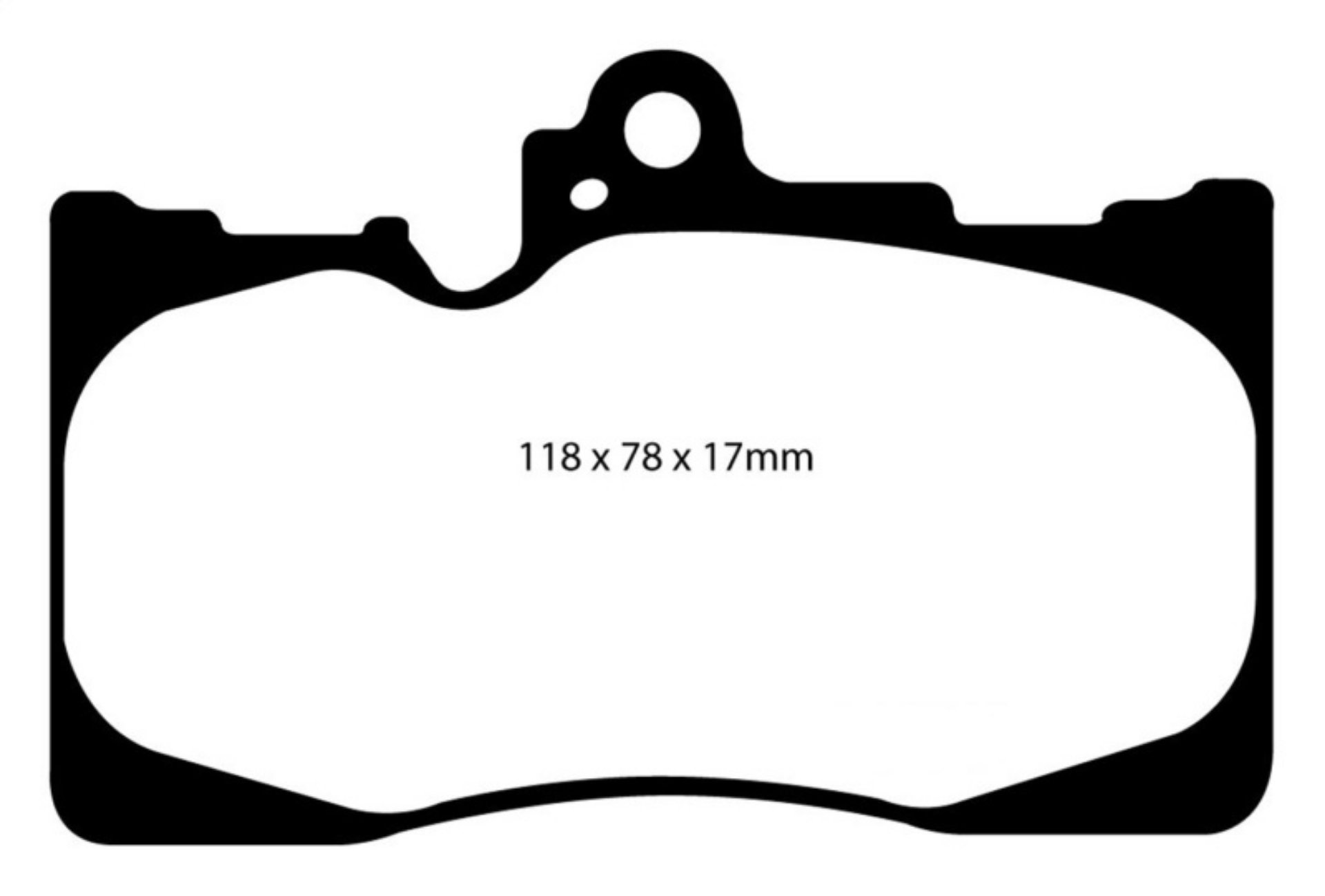 Picture of EBC 07-08 Lexus GS350 3-5 RWD Redstuff Front Brake Pads