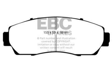 Picture of EBC 07-09 Acura RDX 2-3 Turbo Ultimax2 Front Brake Pads