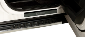 Picture of Putco 15-20 Ford F-150 - Regular Cab & SuperCab w- F-150 Etching 2pcs Black Platinum Door Sill