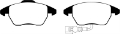 Picture of EBC 07-09 Audi TT 2-0 Turbo Redstuff Front Brake Pads