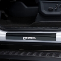Picture of Putco 15-20 Ford F-150 - SuperCrew w- F-150 Etching 4pcs Black Platinum Door Sills