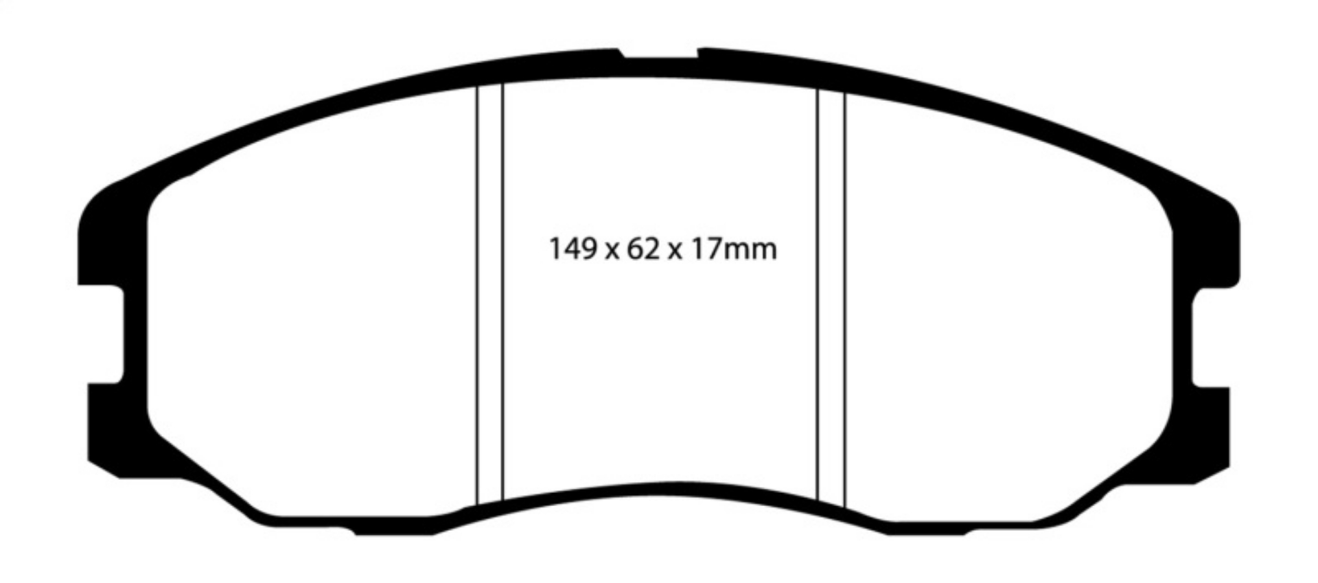 Picture of EBC 07-09 Chevrolet Equinox 3-4 Greenstuff Front Brake Pads