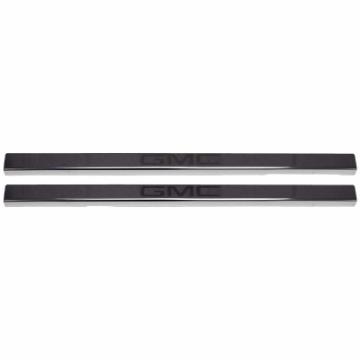 Picture of Putco 2020 GMC Sierra LD-HD Dbl-Regular Cab w- GMC Etching 2pcs Black Platinum Door Sills