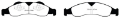 Picture of EBC 07-09 Ford Expedition 5-4 2WD Greenstuff Front Brake Pads