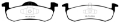 Picture of EBC 07-09 Ford Expedition 5-4 2WD Greenstuff Rear Brake Pads