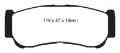 Picture of EBC 07-09 Hyundai Santa Fe 2-7 Greenstuff Rear Brake Pads