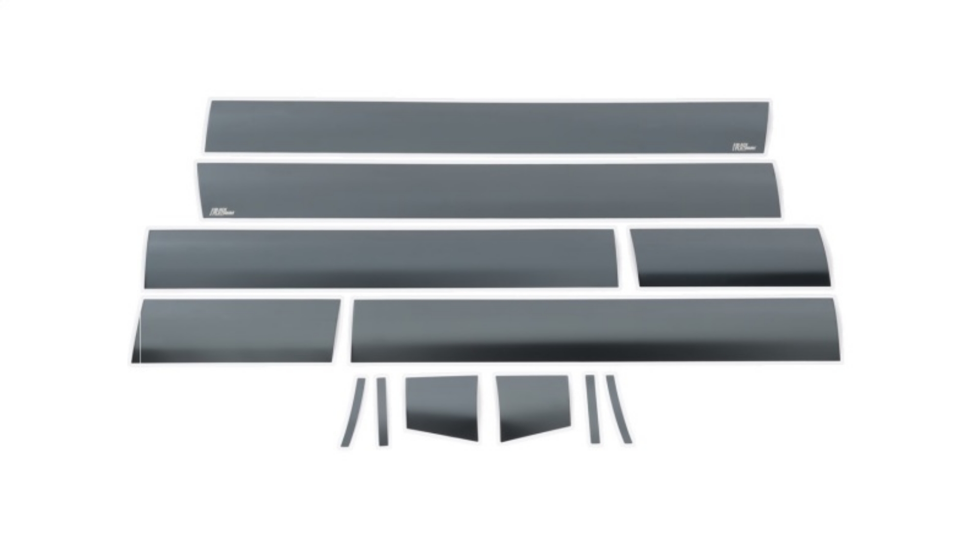 Picture of Putco 14-14 GMC Sierra HD - Crew Cab 6-5 Short Box 6in Wide - 12pcs Black Platinum Rocker Panels