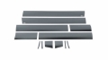 Picture of Putco 14-14 GMC Sierra HD - Crew Cab 6-5 Short Box 6in Wide - 12pcs Black Platinum Rocker Panels