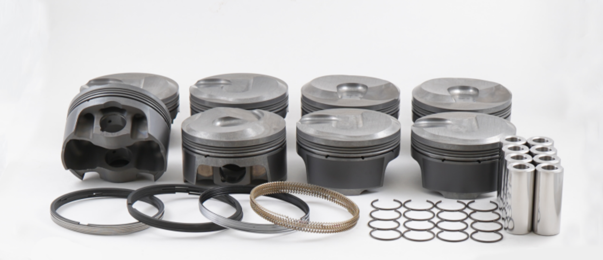 Picture of Mahle MS Chevrolet LS 5-3L 329cid 3-800in Bore x 1-324CH 3-622 Stroke 3-9cc 11-6 CR - Pist Set of 8