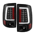 Picture of Spyder Dodge Ram 09-18 LED Tail Lights - All Black ALT-YD-DRAM09V2-LED-BKV2 Incandescent Only