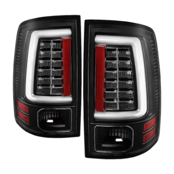Picture of Spyder Dodge Ram 09-18 LED Tail Lights - All Black ALT-YD-DRAM09V2-LED-BKV2 Incandescent Only