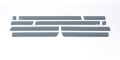 Picture of Putco 15-19 Chevy Silverado HD - Double Cab - 8ft Long Box 10pcs Black Platinum Rocker Panels