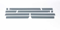 Picture of Putco 15-19 Chevy Silverado HD - Double Cab - 8ft Long Box 10pcs Black Platinum Rocker Panels